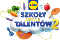 Logo akcji Szkoły Pełne Talentów prowadzonej przez Lidl.