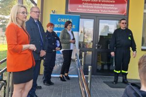 Pani dyrektor wita przybyłych na BRD gości i uczestnikow.