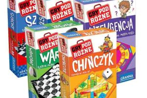 Zestaw gier, które otrzymała nasza szkoła.