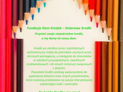 Plakat promujacy akcję charytatywną.