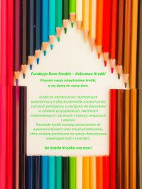 Plakat promujący akcję charytatywną.