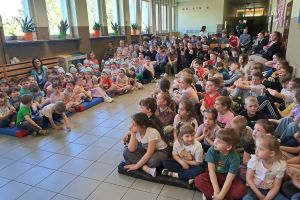 Uczestnicy spotkanie edukacyjno-ekologicznego.