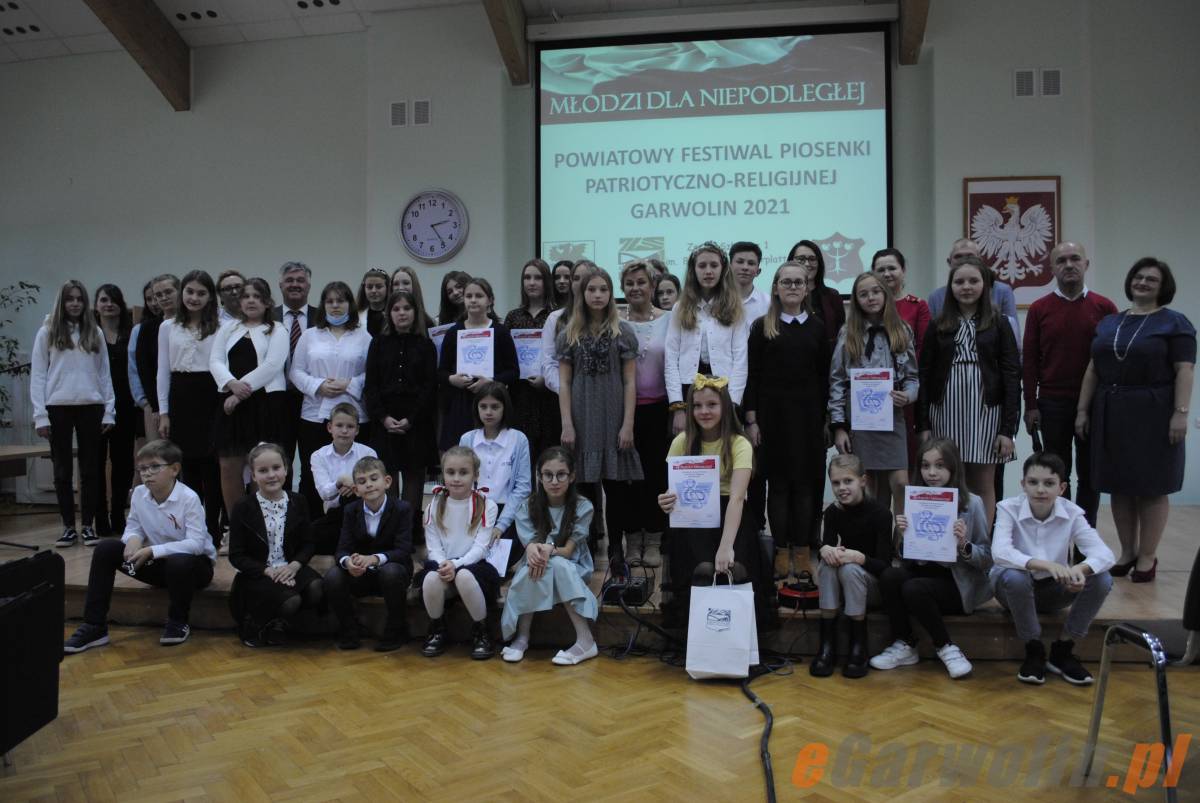 Powiatowy Festiwal Piosenki Patriotyczno-Religijnej „Młodzi dla Niepodległej ”